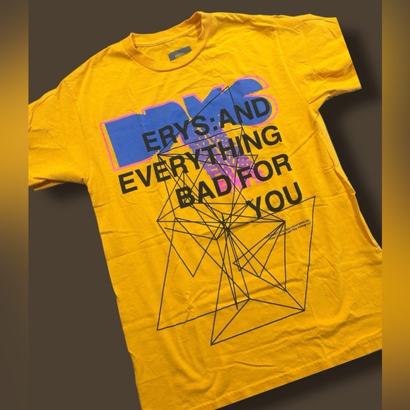 MSFTSRep Shirt Orange ERYS And Everything Bad For You Jaden Rap Tee Rapper - Picture 1 of 8